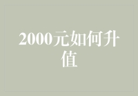 如何将2000元智能地升值：策略与建议