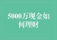 5000万现金如何理财：构建稳健的财富积累与增值投资策略