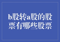 B股转A股的股票有哪些股票？——探索转板机遇与挑战