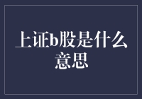 揭秘上证B股：你所不知道的市场秘密！