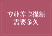 专业养卡提额需要多久：从策略到成果的时间表