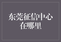 东莞的秘密：征信中心藏身何处？