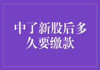 中奖了！中了新股的大奖，缴款期限，您真的算得清吗？