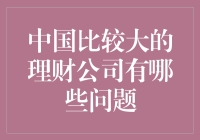 中国较大的理财公司面临哪些挑战？