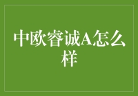 中欧睿诚A：稳健前行，价值投资之路