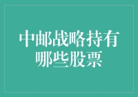 中邮战略重仓哪些股票？揭秘其投资组合！