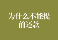 贷款提前还款的陷阱与考量：为何不应轻易提前还款