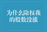 为什么除权后我的股数没涨：揭开股票除权的面纱