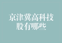 京津冀的高科技股，你了解多少？