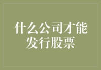 什么公司才能发行股票？掌握上市门槛与条件