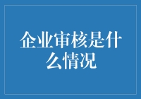 企业审核现状分析与未来趋势探讨