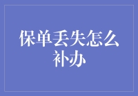 保单丢失怎么补办：一份详尽指南