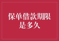 保单借款期限是多久？你的保单就好比一位借钱不还的老友