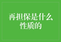 再担保到底是什么性质的？