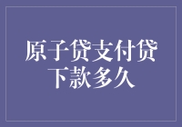 原子贷支付贷下款速度解析：从申请到到账的全流程指南