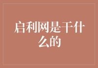 揭秘启利网：你的财富增长秘密武器？