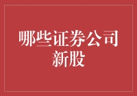 证券公司新股的多样化选择与投资策略