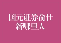 国元证券俞仕新是哪里人？他的秘密武器是什么？