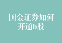 国金证券B股开通流程详解：投资者必读指南