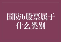 证券市场中的国防B股票：揭秘其类别归属与投资策略