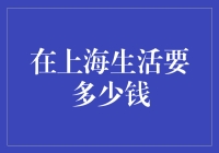 上海生活成本揭秘：构建理想都市生活经济模型