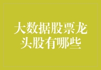 大数据股票龙头股有哪些？别急，让我们先来点数据暖场