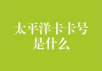 太平洋卡卡号的概念及应用：现代支付时代的金融标识