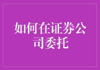 新手如何快速上手证券公司委托？