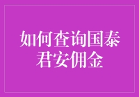 如何查询国泰君安佣金：轻松掌握投资成本