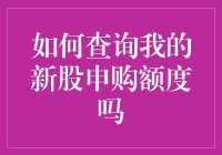 如何查询我的新股申购额度？——一场与数字的浪漫约会