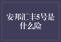 安邦汇丰5号：一款创新型人寿保险产品的深入解析