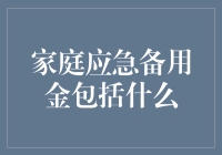 家庭应急备用金：确保你不是那个意外的惊喜中惊慌失措的人