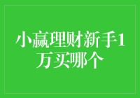 小赢理财新手1万买哪个？别被骗了，这5款产品帮你远离韭菜身份！