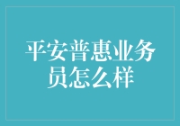 平安普惠业务员：从普天下到惠人间