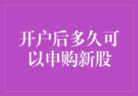 开户后多久可以申购新股：给投资者的全面指南