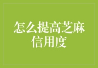 构建良好信用：如何有效提升芝麻信用度