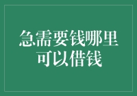 在紧急情况下需要资金：寻求借款的正确途径