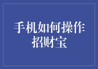 手机如何操作招财宝？简单几步教你在口袋里养只小金猪