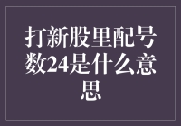 打新股配号数24意味着什么：破解背后的数学逻辑与市场策略