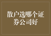 散户投资证券公司选择指南：理性与风险并存