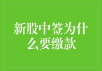 新股中签不是中彩票，缴款才是王道