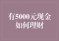 5000元现金的理财策略：构建个人财务的基石