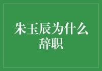 朱玉辰不是辞职，是开启了人生的自由职业者模式