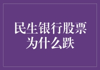 民生银行股票下跌原因分析：多因素驱动下的市场波动