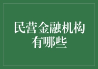 重塑金融版图：民营金融机构的崛起与影响