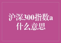 沪深300指数A：一场不务正业的旅程