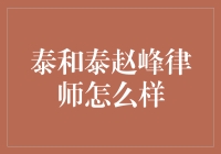 泰和泰律师事务所赵峰律师：专业与创新的双面高手