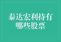 泰达宏利基金股票持仓深度解析：多元布局下的投资智慧