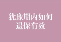 犹豫期内如何退保：有效策略与注意事项