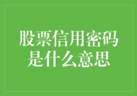 股票信用密码：一场金融界的寻宝游戏